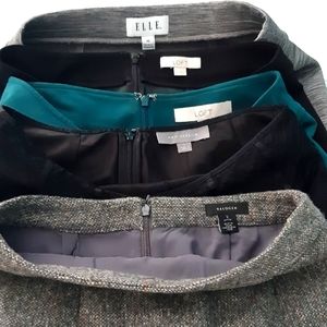 *Donating Soon! 5 Designer Skirts - New & Like New_Sizes: XS/0/2_Run Large!